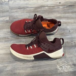 Nike Free Metcon 2 Men’s Training Shoes Burgundy Brown Size 9
